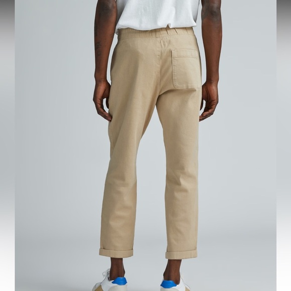 Everlane men cotton pull on pant drawstring size XS - Picture 2 of 6